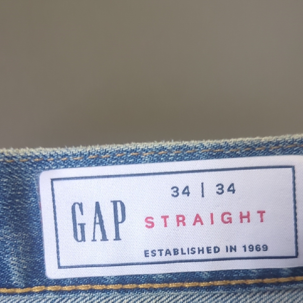 GAP Denim Straight Fit Jeans - Blue